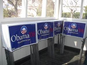 Obama yard signs